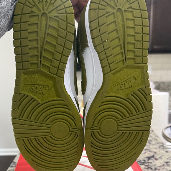 Nike Olive and White Sneakers - Picture 5 of 5